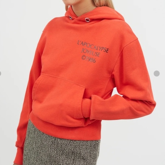HELMUT LANG Hoodie ft. L'Apocalypse Joyeuse 1986"🍒 - Picture 1 of 8